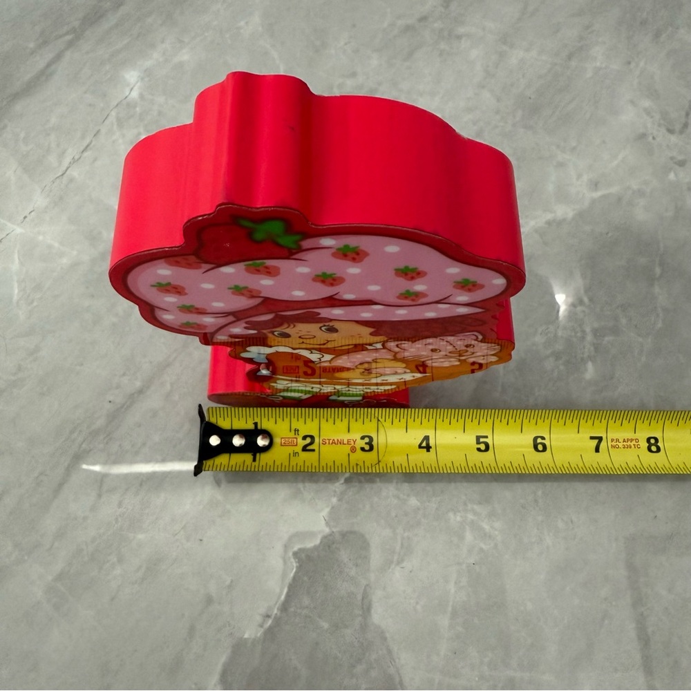 Strawberry Shortcake Cat Wooden Lacquer Figure Wall Hanging Table Home Decor - Picture 12 of 13
